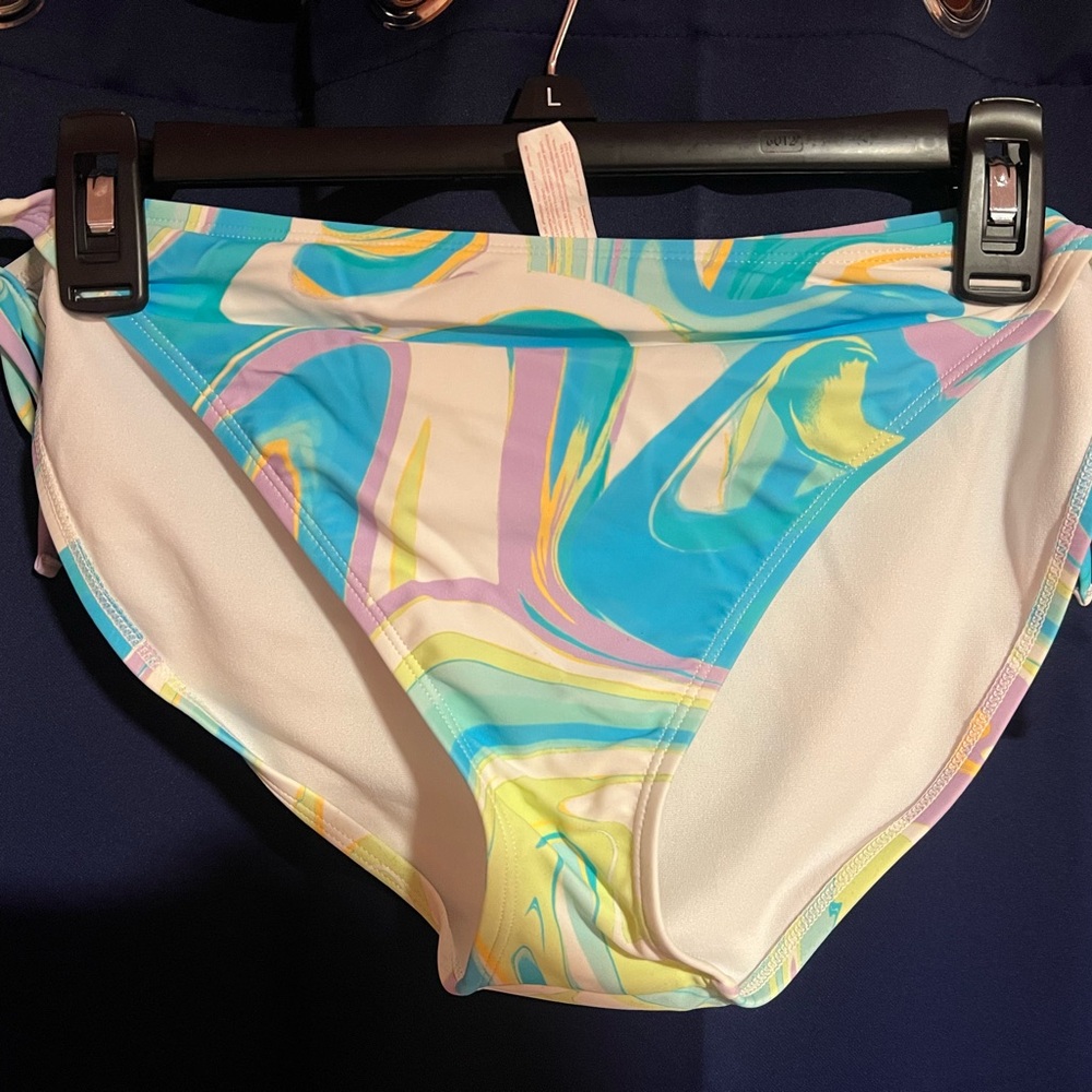 Ninety Nine Multicolor Swirl Bikini Bottom
